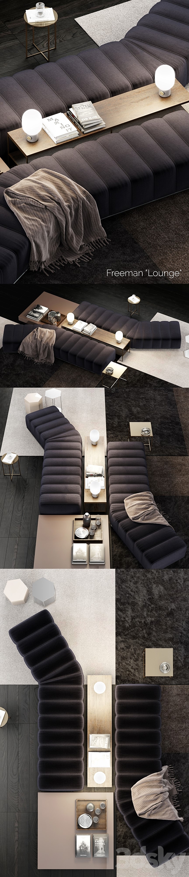 Minotti Freeman Lounge 3DSMax File - thumbnail 3