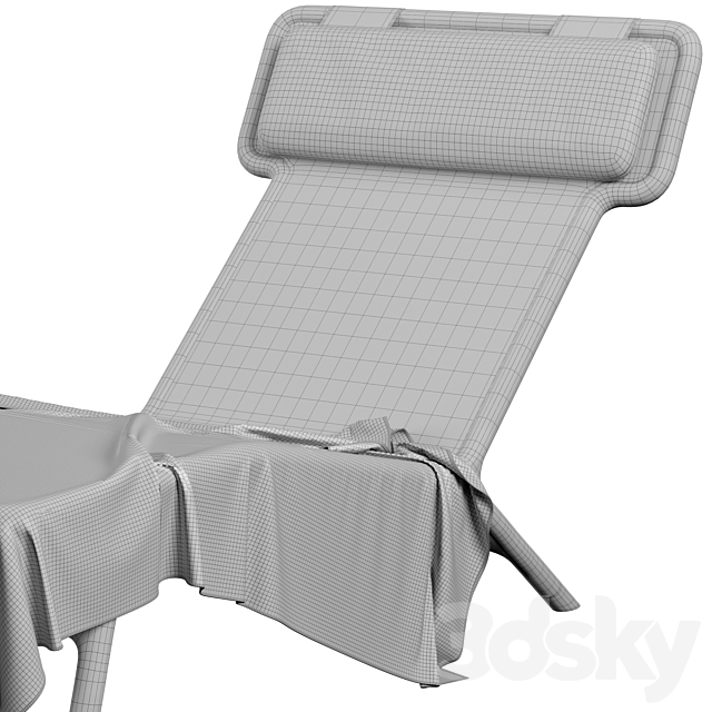 Morelato joyce chaise longue 3DSMax File - thumbnail 7