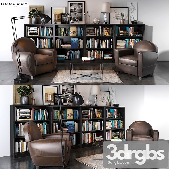 Neology livingroom set 02 2 3dsmax Download - thumbnail 1