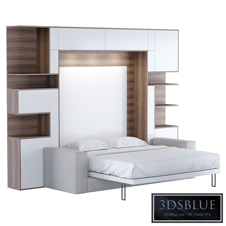 Olissys convertible wardrobe 3DS Max - thumbnail 3