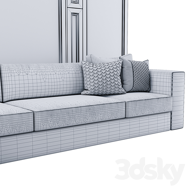 Olissys convertible wardrobe 3DS Max Model - thumbnail 7