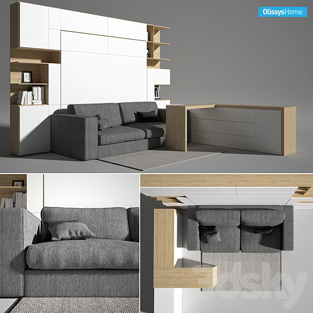 OlissysHome Transformer Cabinet 3DSMax File - thumbnail 2