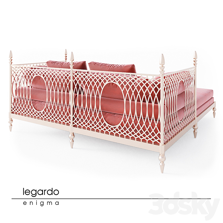 (OM) Legardo Enigma bed 3DS Max - thumbnail 2