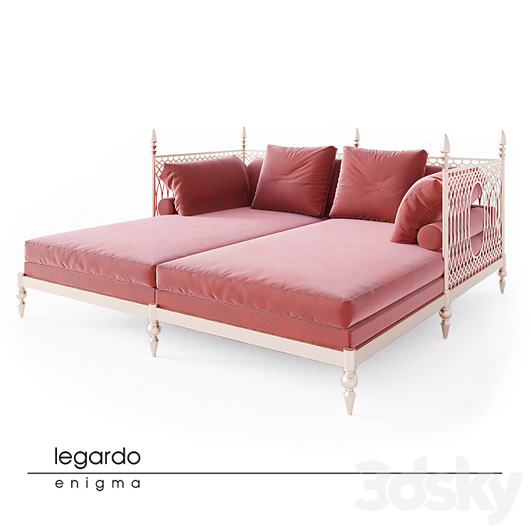 (OM) Legardo Enigma bed 3DS Max - thumbnail 1