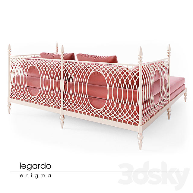 (OM) Legardo Enigma bed 3DSMax File - thumbnail 2