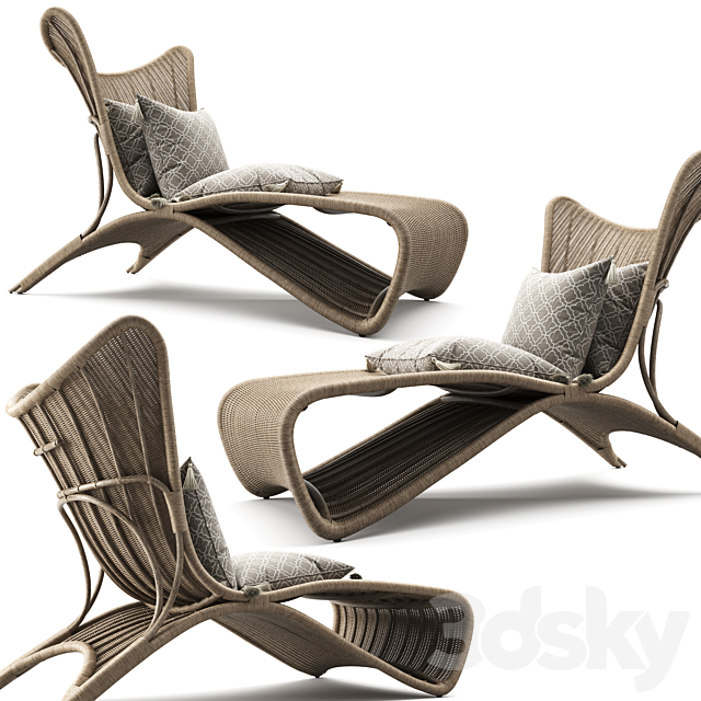 PALMERIA CHAISE 3DSMax File - thumbnail 5