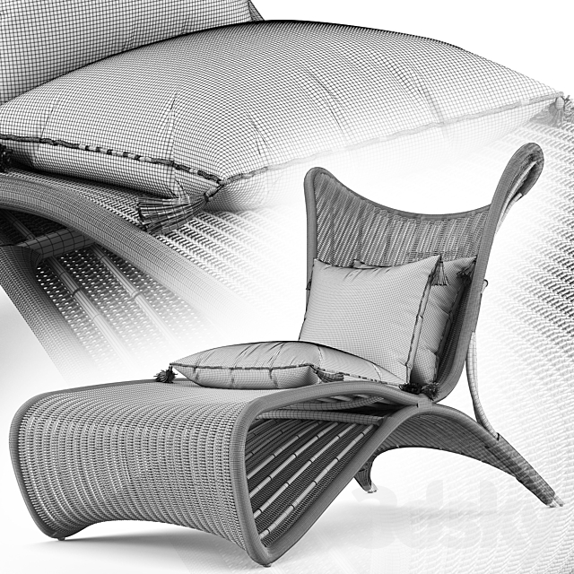 PALMERIA CHAISE 3DSMax File - thumbnail 7