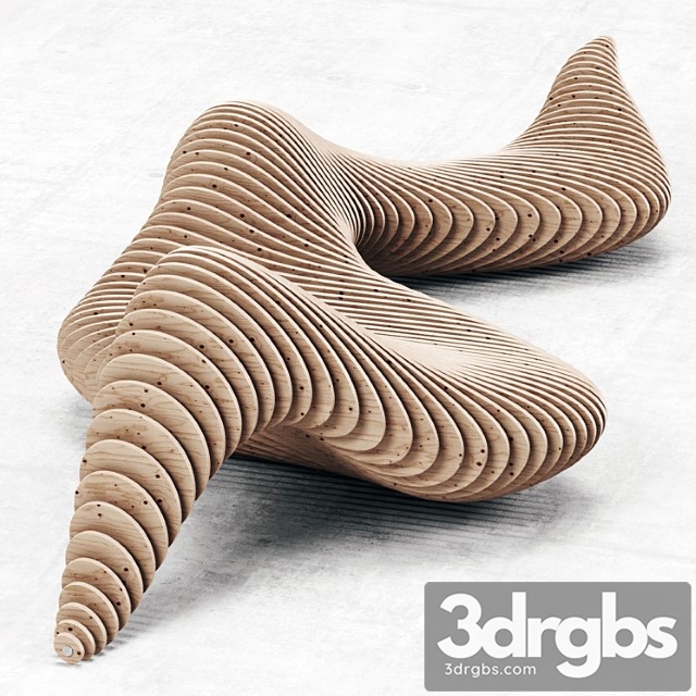 parametric bench_1 3dsmax Download - thumbnail 1