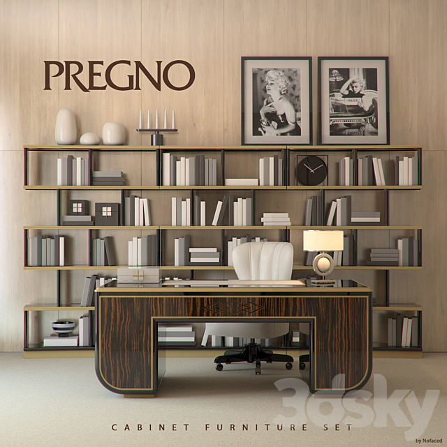 pregno cabinet set 3DSMax File - thumbnail 1