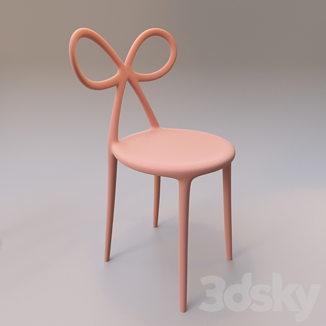 qeeboo RIBBON CHAIR moooi LOLITA LAMP 3DS Max Model - thumbnail 2