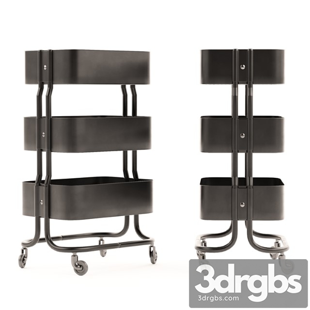 Rashult ikea trolley 2 3dsmax Download - thumbnail 1