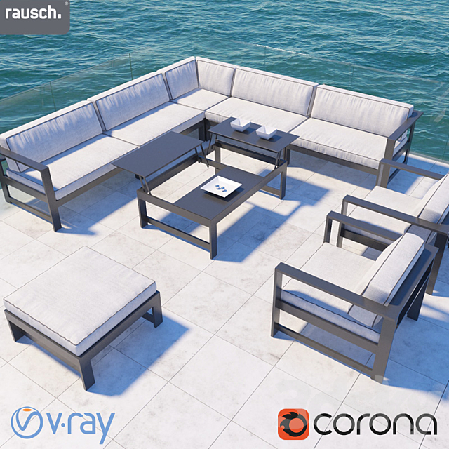 Rausch: Summer Lounge 3DSMax File - thumbnail 1