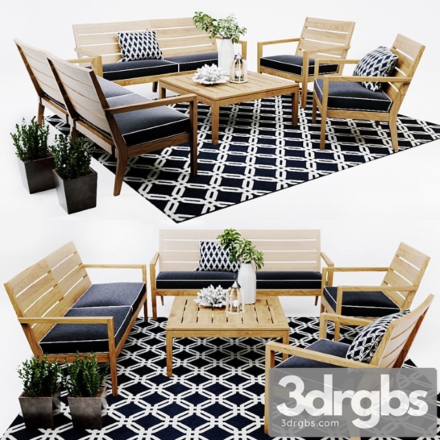 Regatta natural lounge collection 1 2 3dsmax Download - thumbnail 1