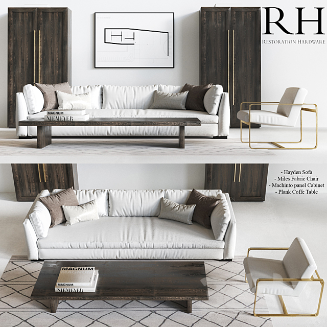 Restoration Hardware Modern 3DSMax File - thumbnail 1