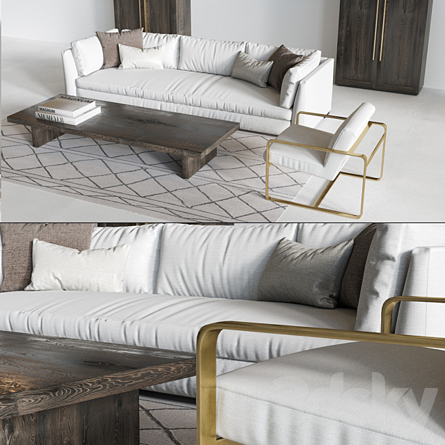 Restoration Hardware Modern 3DSMax File - thumbnail 2