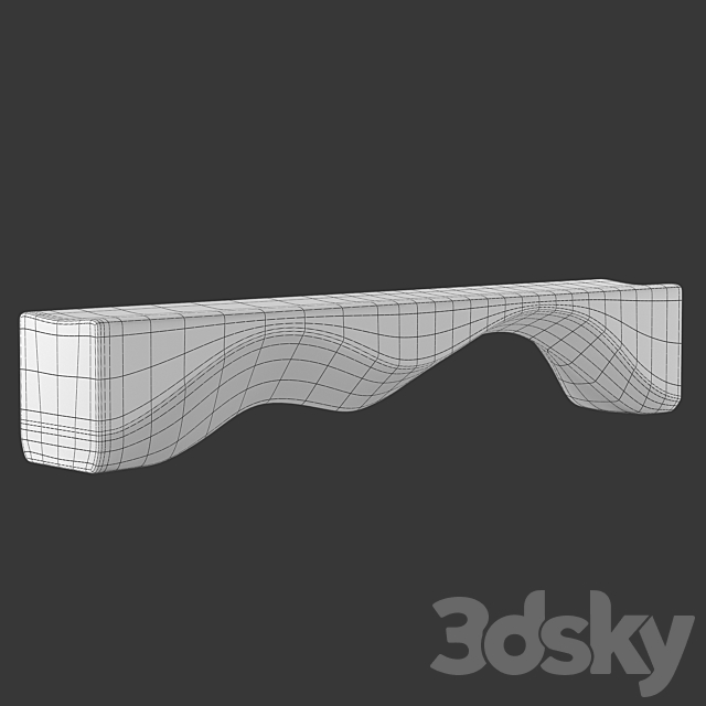 Riva 1920 – Mountains Bench 3DSMax File - thumbnail 2