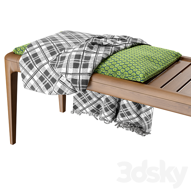 Roche Bobois Aurea bench 3DSMax File - thumbnail 5