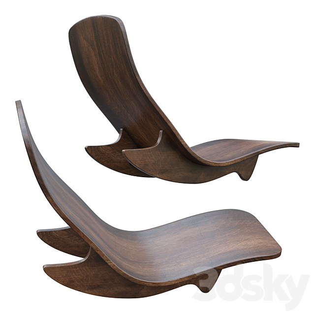 Rocking chair 3DSMax File - thumbnail 3