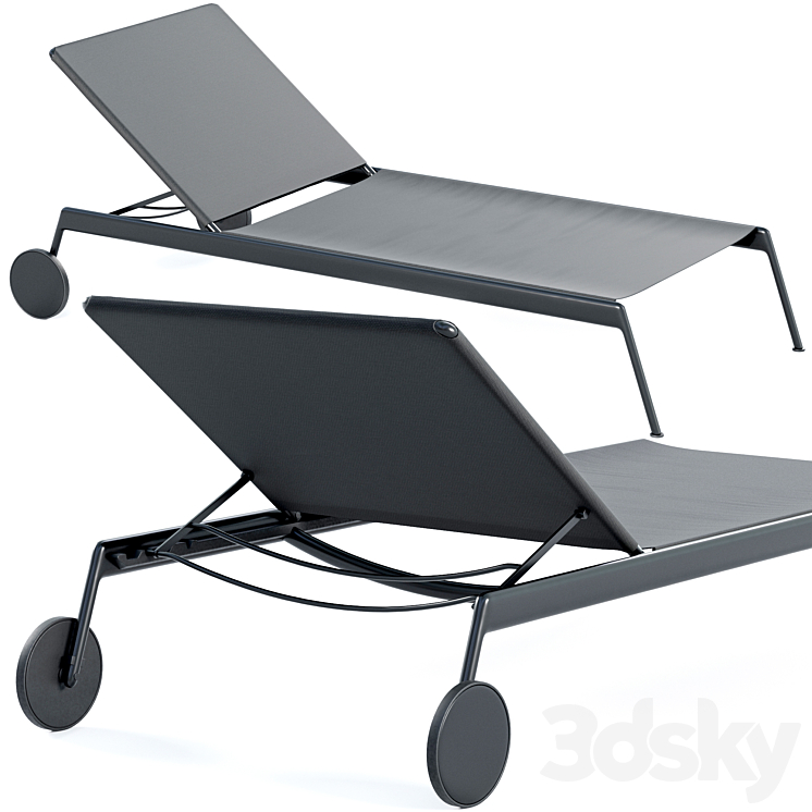 RODA PIPER 007 sunlounger 3DS Max - thumbnail 1