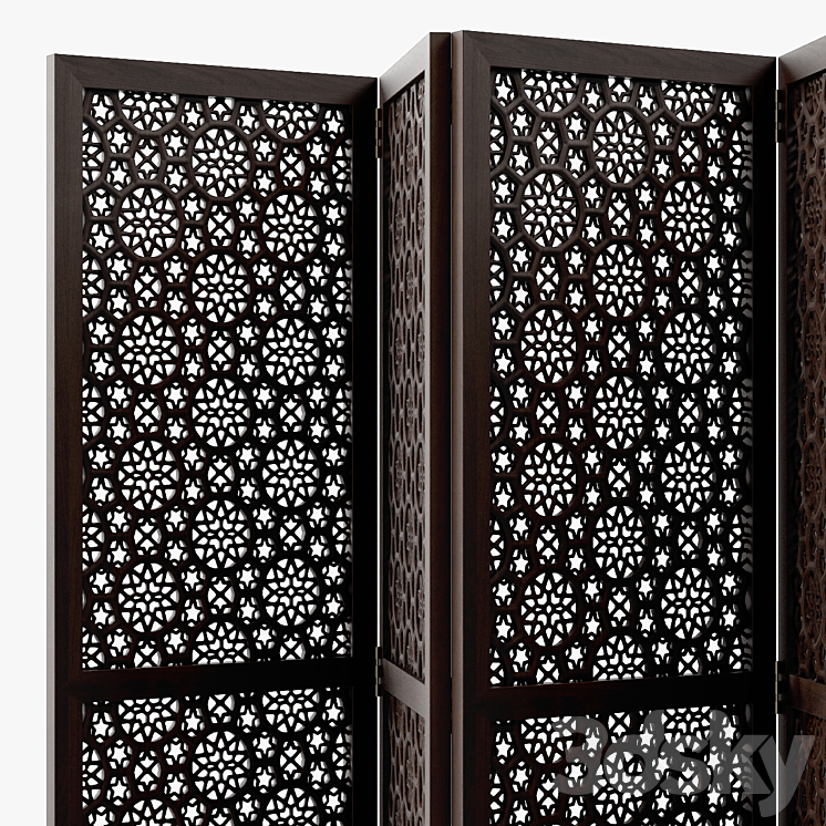 Room Divider Carving 3DS Max - thumbnail 2