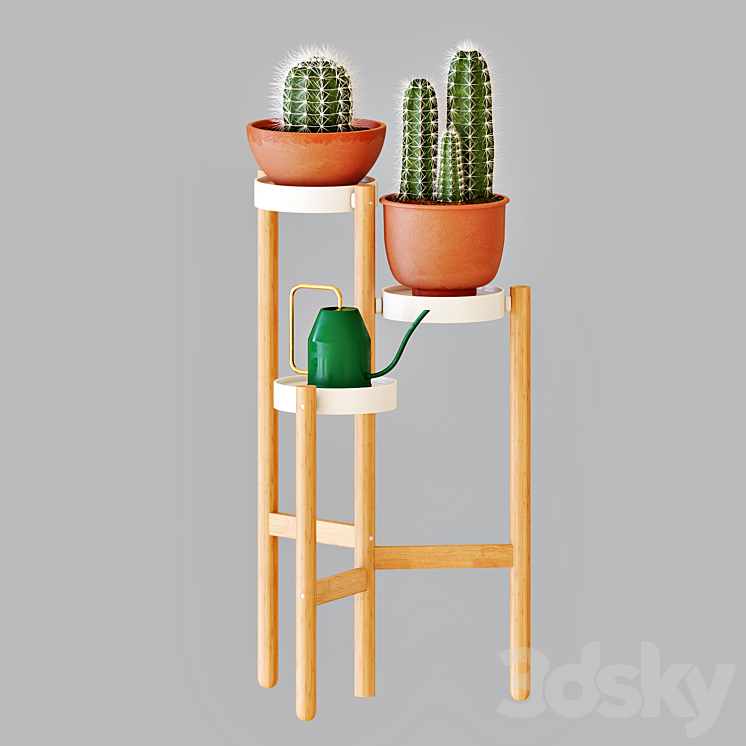 SATSUMAS Plant Stand 2 3DS Max Model - thumbnail 1