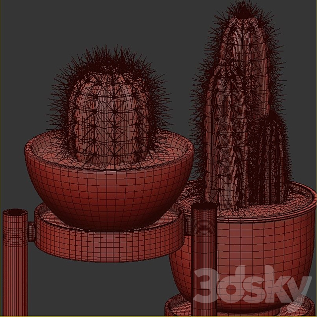 SATSUMAS Plant Stand 2 3DSMax File - thumbnail 4