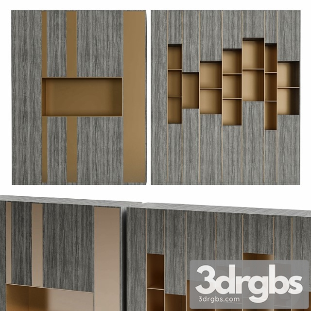 Shakedesign bookcases no. 27 2 3dsmax Download - thumbnail 1