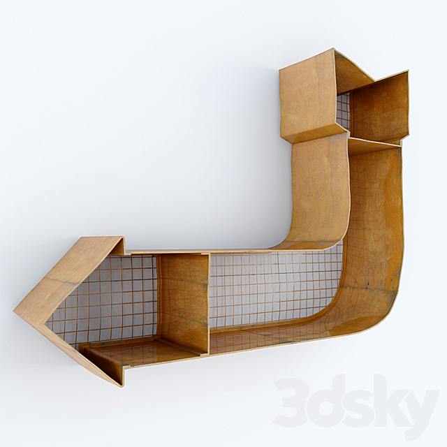 Shelf Arrow CHARO 3DSMax File - thumbnail 1