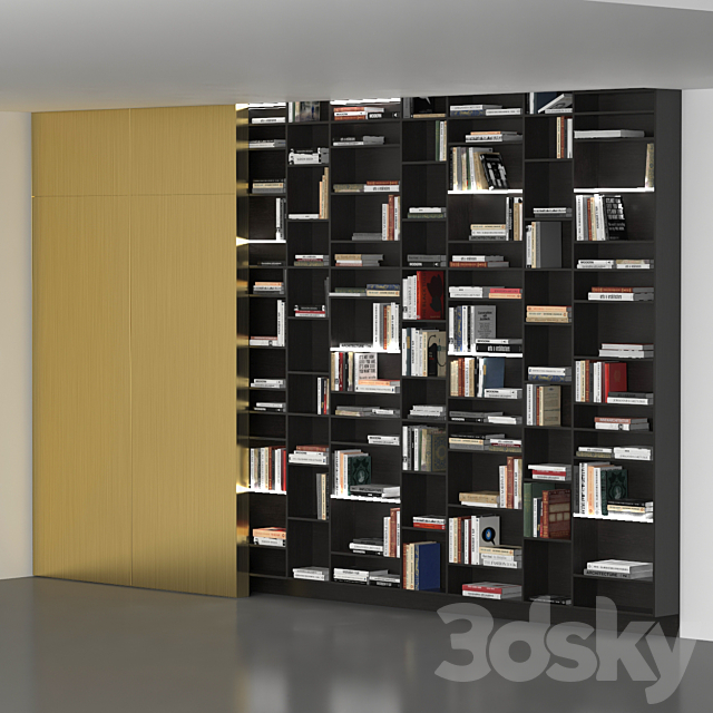 shelf Poliform_DS_2017_11 3DS Max Model - thumbnail 2