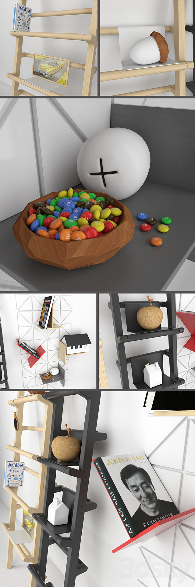 Shelf set 3DSMax File - thumbnail 3