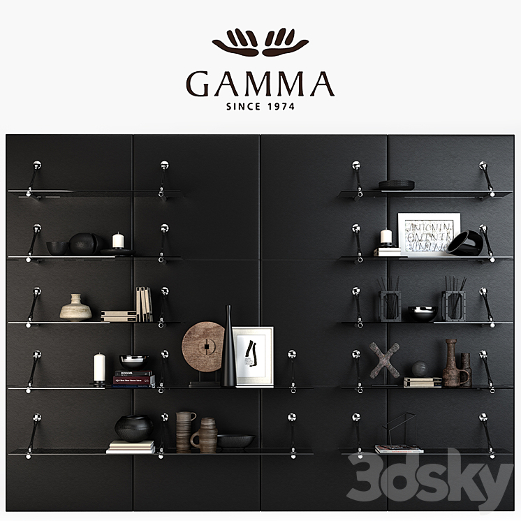 shelves Gamma Boulevard 3DS Max - thumbnail 1