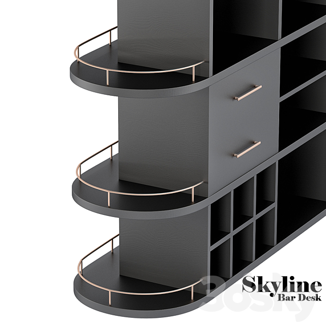 Skyline bar desk 3DSMax File - thumbnail 2