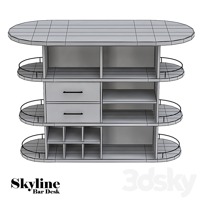 Skyline bar desk 3DSMax File - thumbnail 3