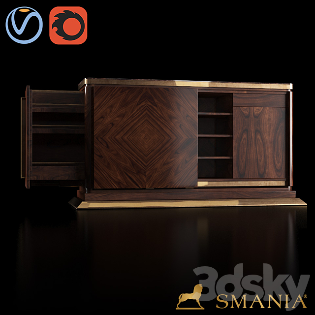 Smania Bar Set 3DS Max Model - thumbnail 2