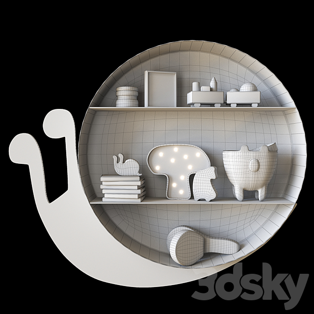 Snail Model 3DSMax File - thumbnail 4