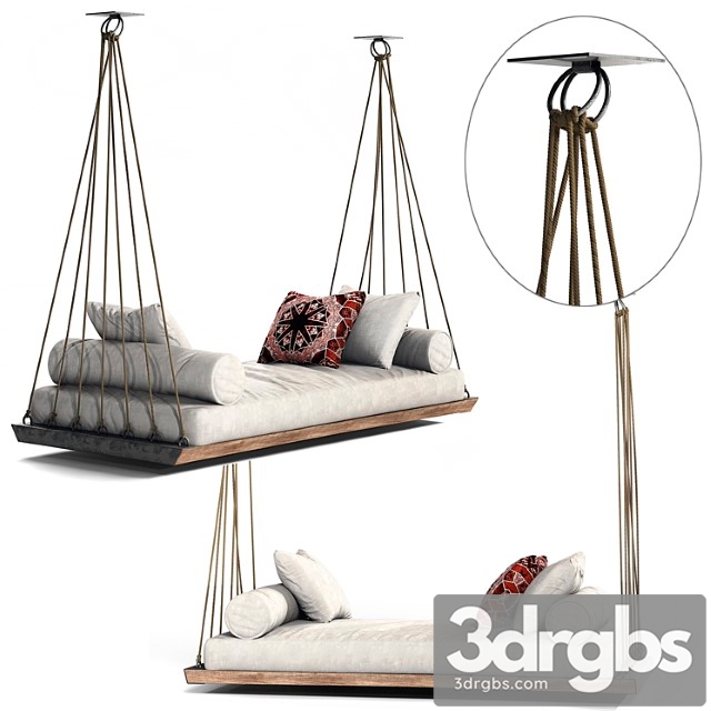 Sofa On The Ropes 3dsmax Download - thumbnail 1