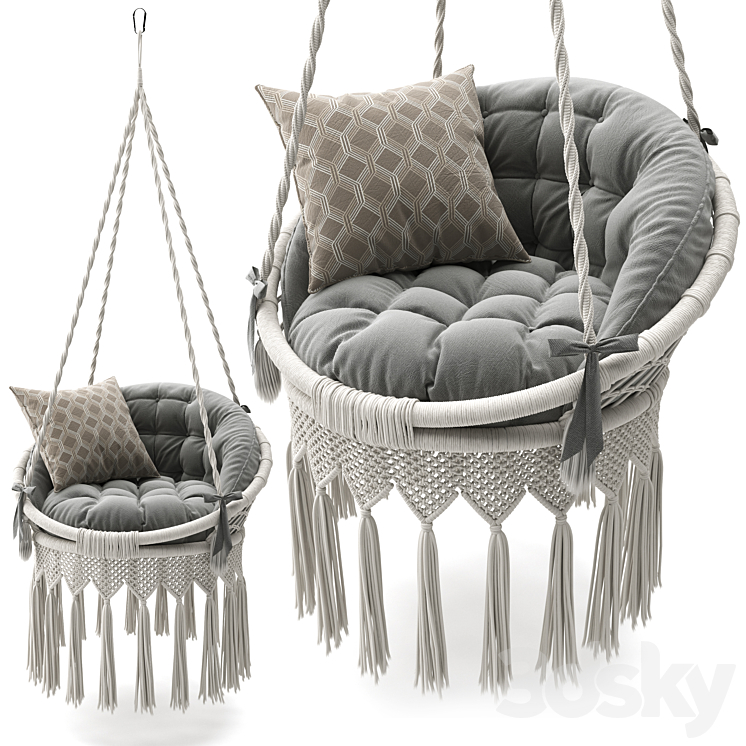 Summary Info for Macrame Hammock 3DS Max Model - thumbnail 1