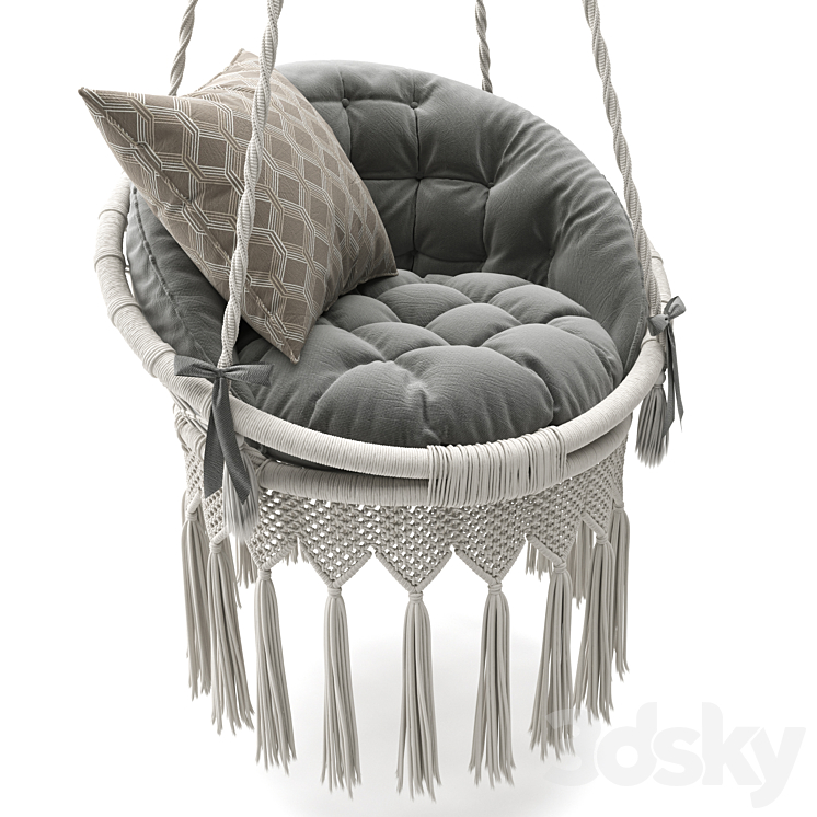 Summary Info for Macrame Hammock 3DS Max Model - thumbnail 2