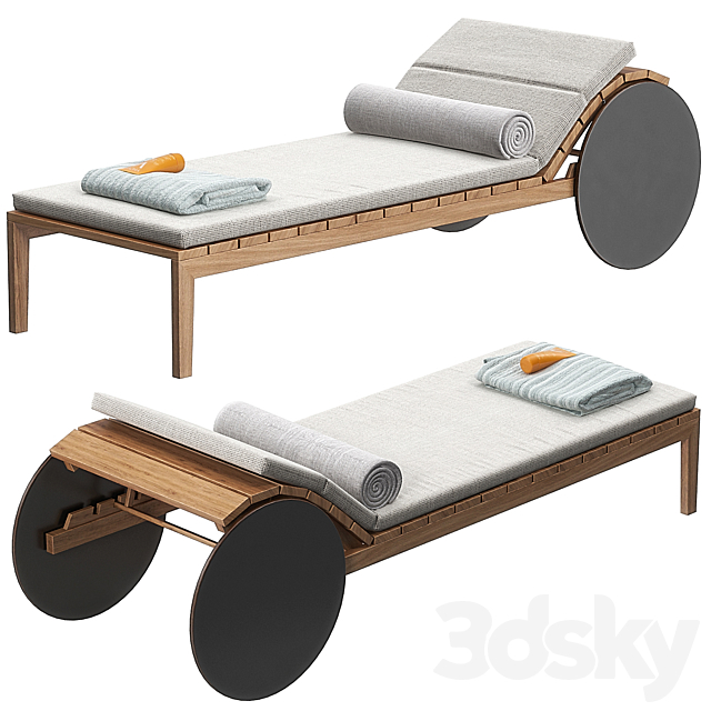 Suno lounger by potocco 3DSMax File - thumbnail 2