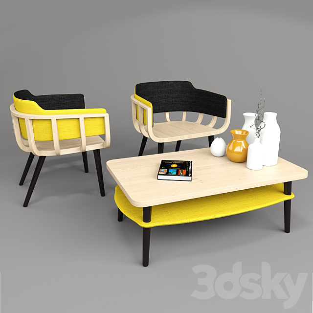 The Frame armchair 3DSMax File - thumbnail 1