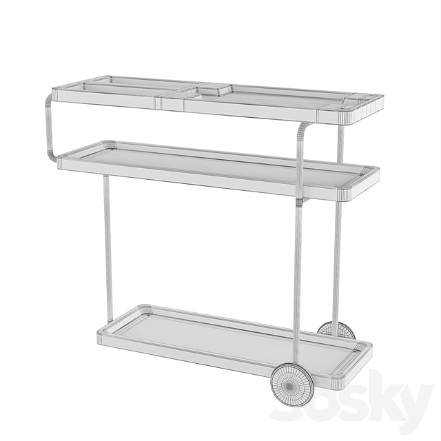 Trolley Happy Hour 3DS Max Model - thumbnail 3