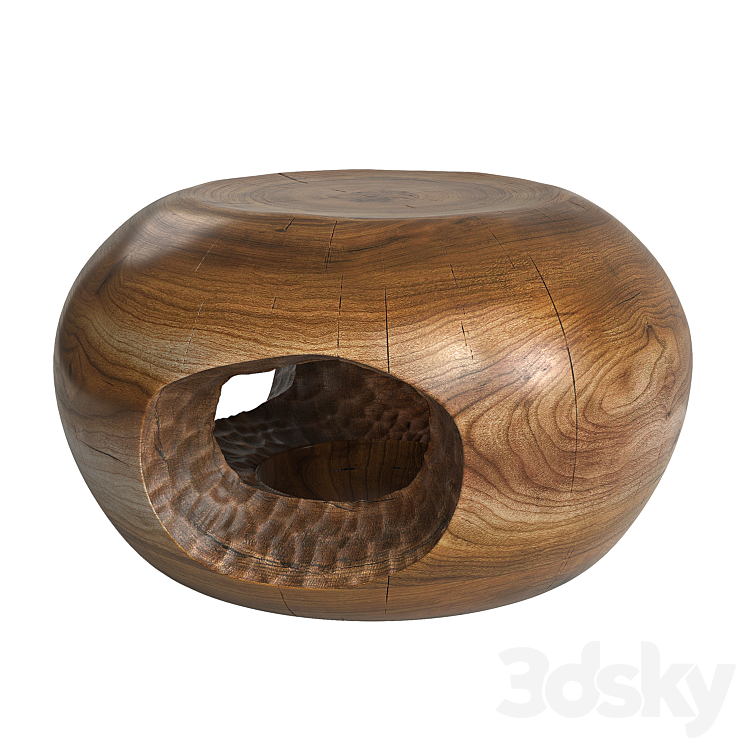 Tucker Robbens Pierced Pouf 3DS Max Model - thumbnail 1