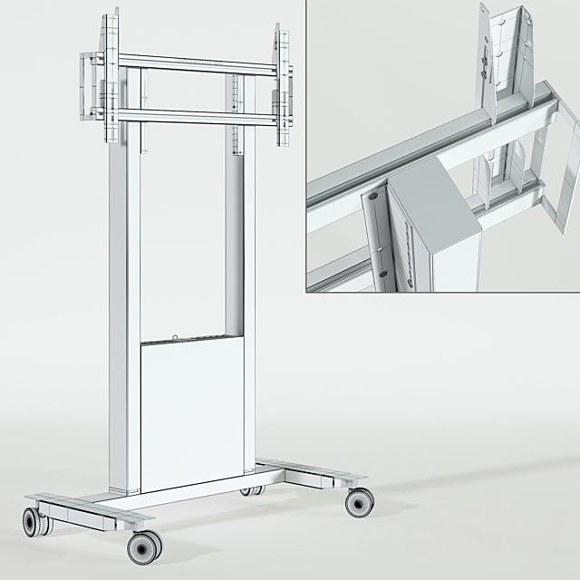 TV stand SMS Func Mobile 3DSMax File - thumbnail 5