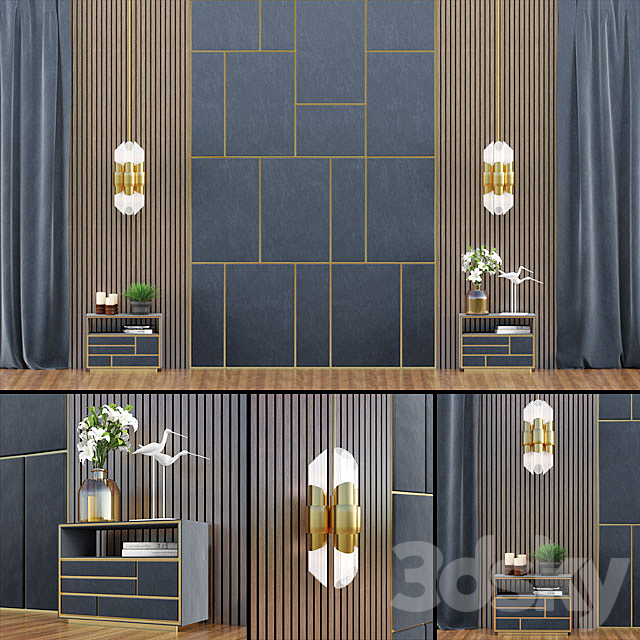 Unfinished_2 (headboard) 3DSMax File - thumbnail 1