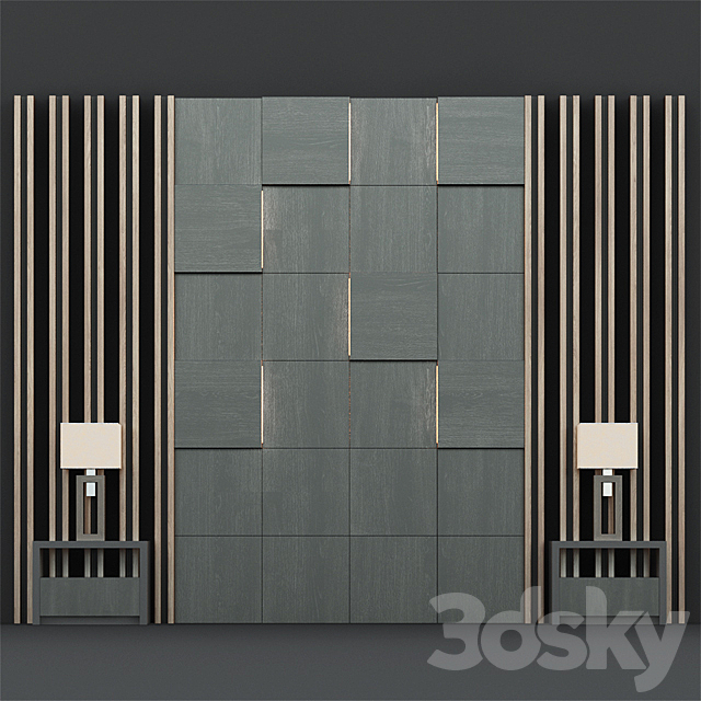 Unfinished_4 (headboard) 3DSMax File - thumbnail 1