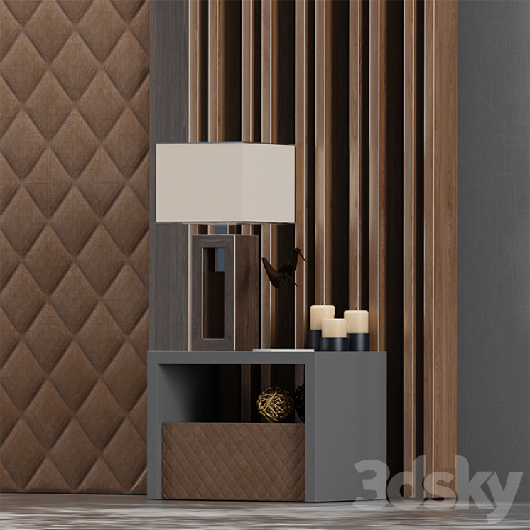 Unfinished_8 (headboard) 3DS Max - thumbnail 2