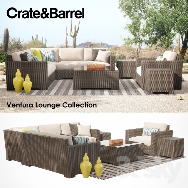 VENTURA Lounge Collection – Set I 3DS Max - thumbnail 3