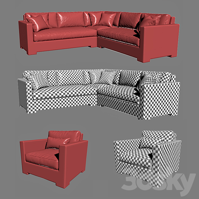 VENTURA Lounge Collection – Set I 3DSMax File - thumbnail 3