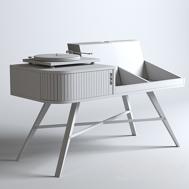 Vinyl table 3DSMax File - thumbnail 4