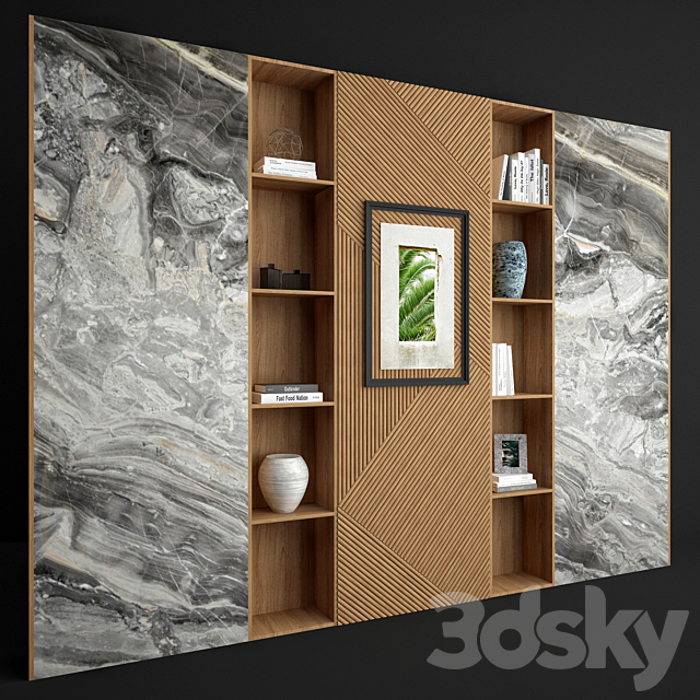 W & M Shelf_2 3DSMax File - thumbnail 1